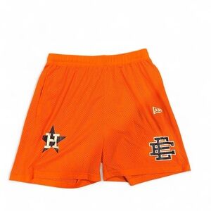Eric Emanuel Bright Orange Athletic Shorts